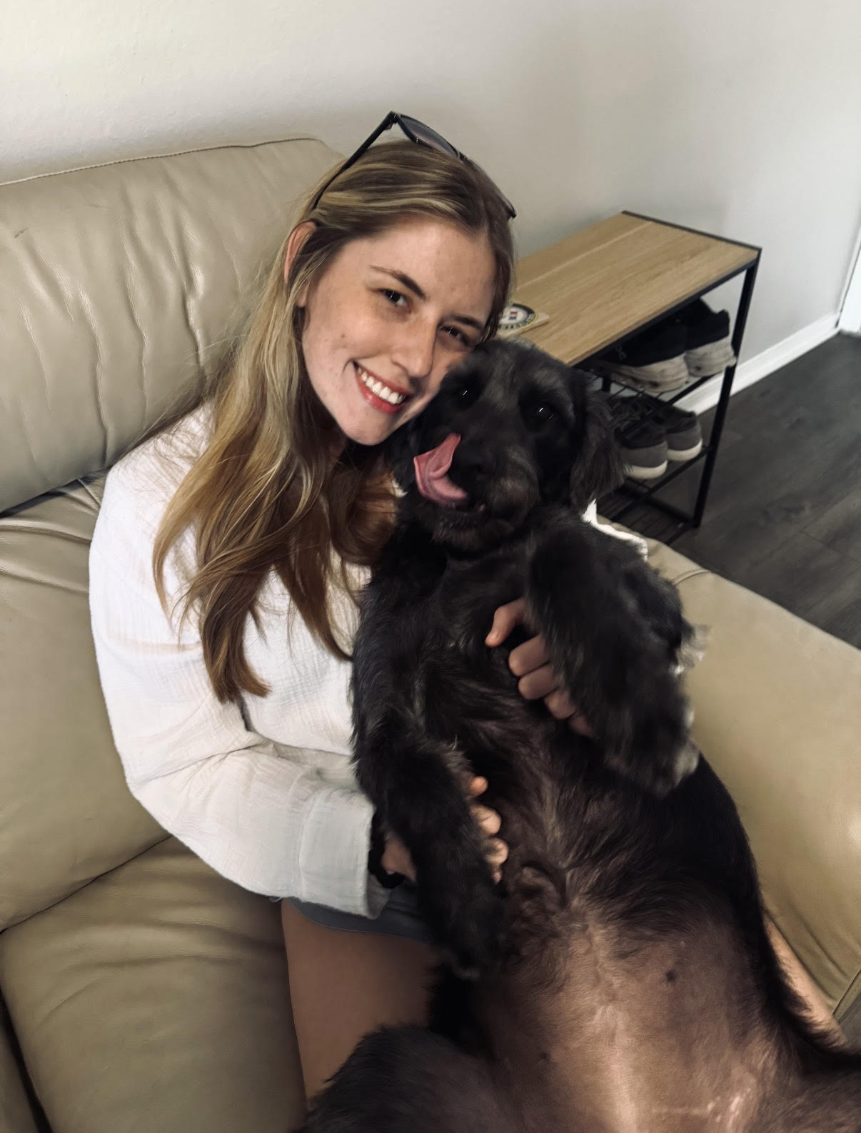 Emily with one of her clients